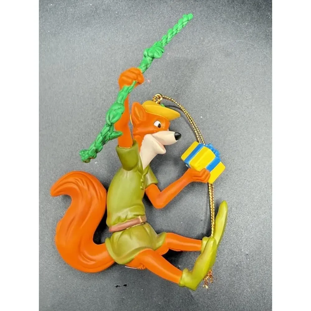 Vintage Disney Grolier Robin Hood Christmas Magic Ornament Fox Gift -Lo14